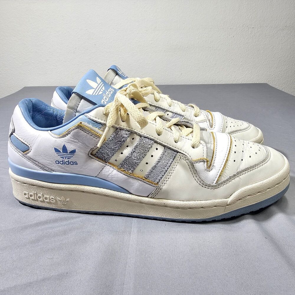 Adidas Forum 84 Low Power Blue UNC Cream Mens Size 11 Premium Retro Shoes GZ1893